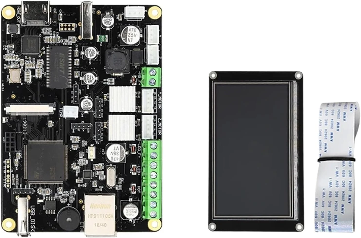 برد کنترلر ChiTu L HDMI H1 32 بیتی برای پرینتر سه بعدی رزینی LCD 4K (فرمت 5.0 اینچ، فرمور 13.3 4K)