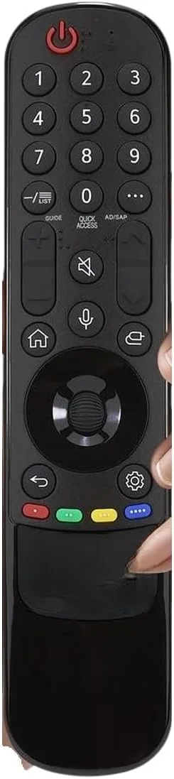 کنترل جادویی سازگار با کنترل تلویزیون هوشمند، با عملکرد اشاره گر و صدا، مناسب تلویزیون های مدل 2021/2022/2023/2024