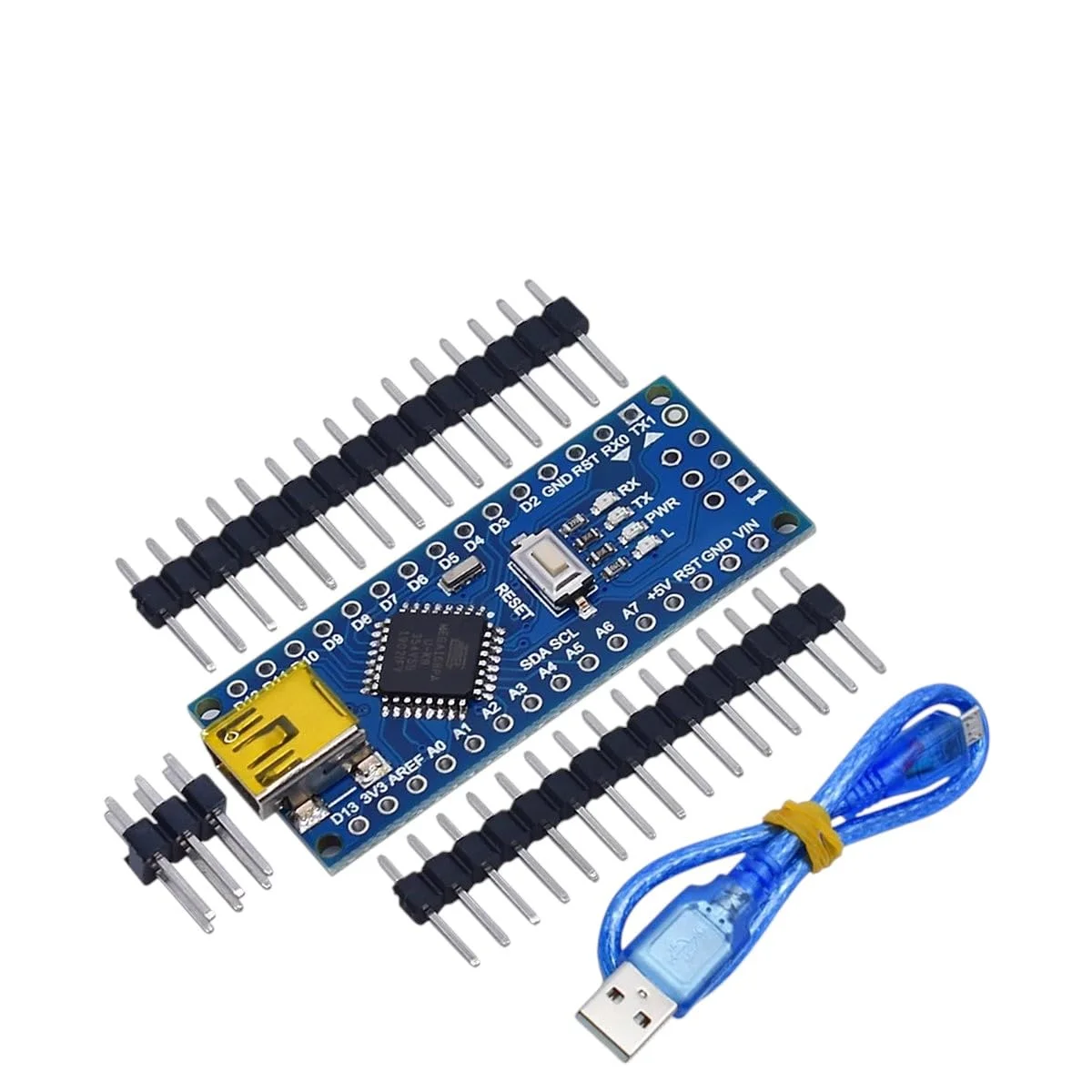 کنترلر رسمی نانو Atmega168 سازگار با نانو Atmega168Pa-Au Ch340 Ch340C جایگزین Ch340G USaB Driver New 2026 High برای قطعات الکترونیکی قابل اعتماد، دقت و عملکرد پایدار