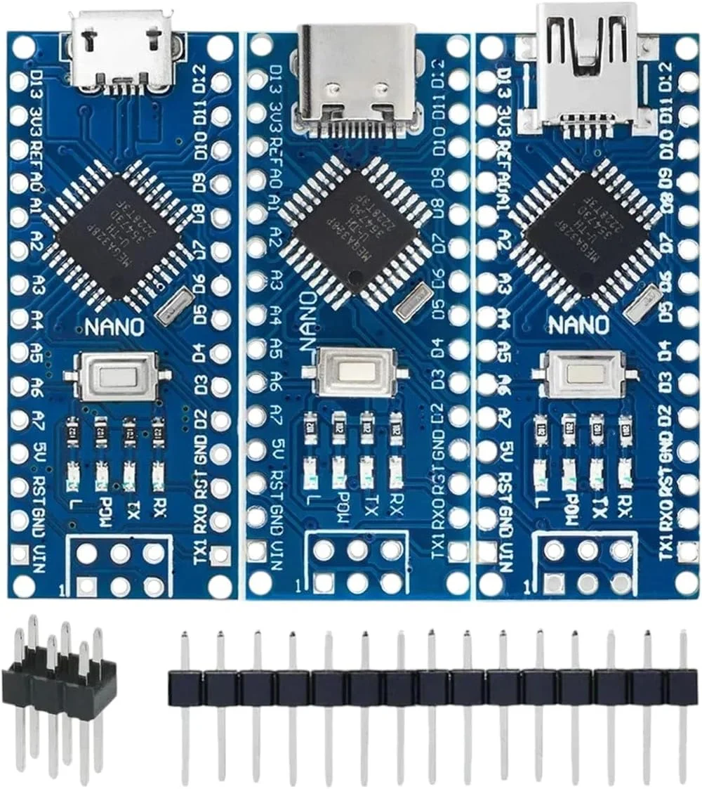 کنترلر نانو 3.0 CH340 USaB درایور Atmega328 Atmega328P نانو مینی USaB با بوت لودر مدل جدید 2026 جایگزین قطعه الکترونیکی OEM
