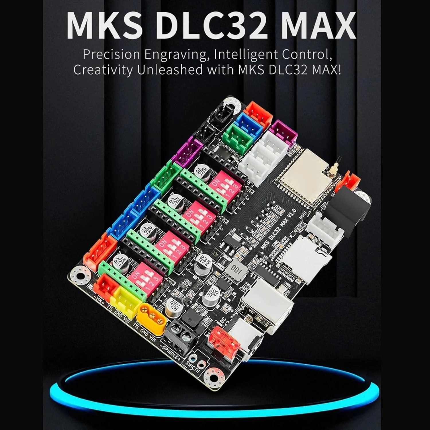 برد کنترلر CNC چهار محور 32 بیتی DC12-24V 10A