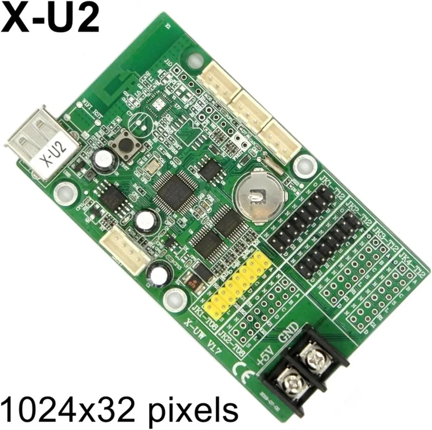 کارت کنترل LED مدل X-U2L X-U3 X-U4 X-U4L USB، تک رنگ، دو رنگ، P10 F3.75 F5.0، ماژول نمایشگر، برد درایو کنترلر LED با دیسک U