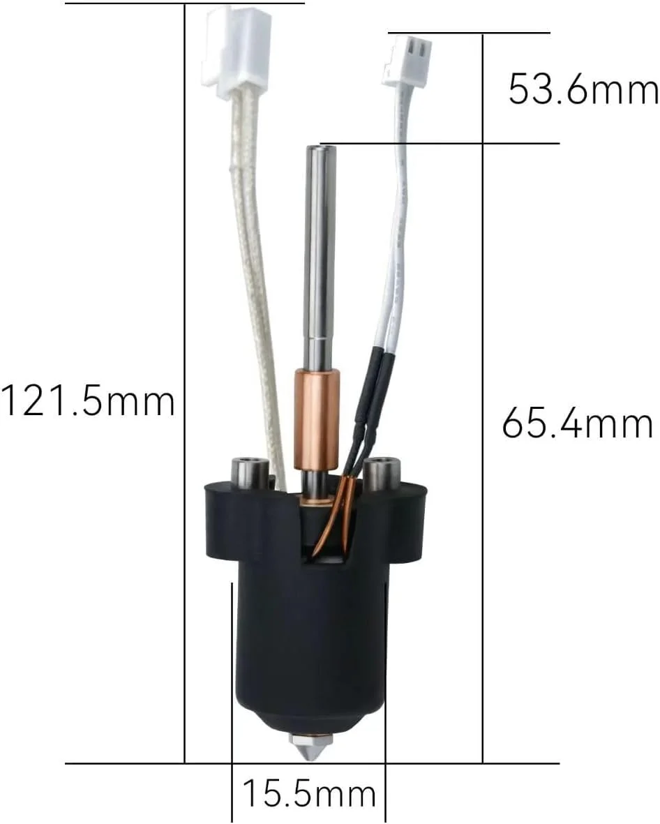 کیت هد، بلوک حرارتی سرامیکی مشکی برای کیت نازل یکپارچه Ender-3 V3 Plus، لوازم جانبی پرینتر سه بعدی