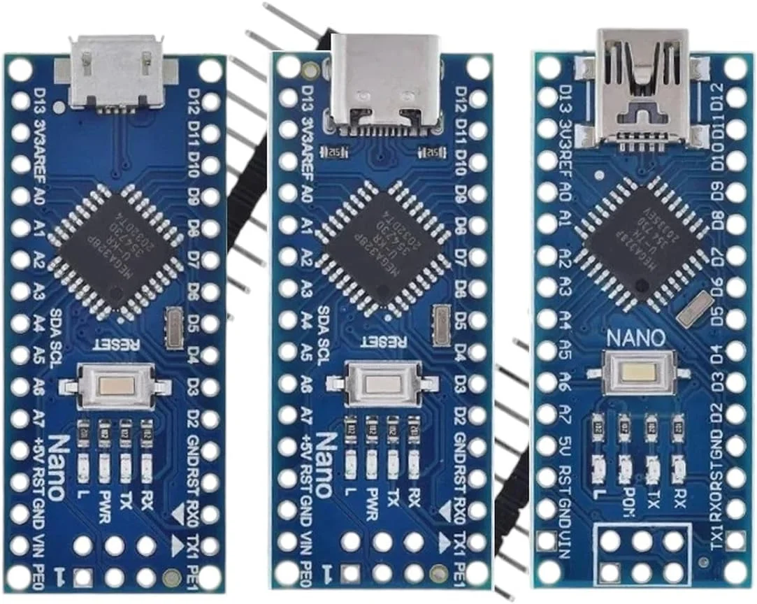 کنترلر نانو با بوت‌لودر سازگار 3.0 برای آردوینو CH340 درایور Usab 16 مگاهرتز V3.0 ATMEGA328P/168P قطعه الکترونیکی جدید 2025، دقت بالا، عملکرد پایدار