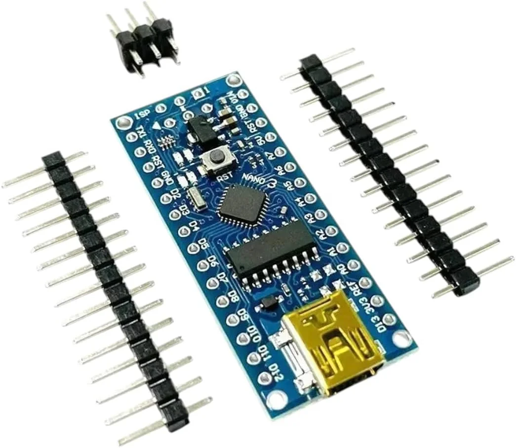 Nano V3.0 Atmega168 | برای Nano Mini USaB با بوت‌لودر سازگار، کنترلر قرمز برای درایور Ch340 USaB 16Mhz Nano Atmega168P جدید 2026، مناسب برای قطعات الکترونیکی قابل اعتماد و دقیق