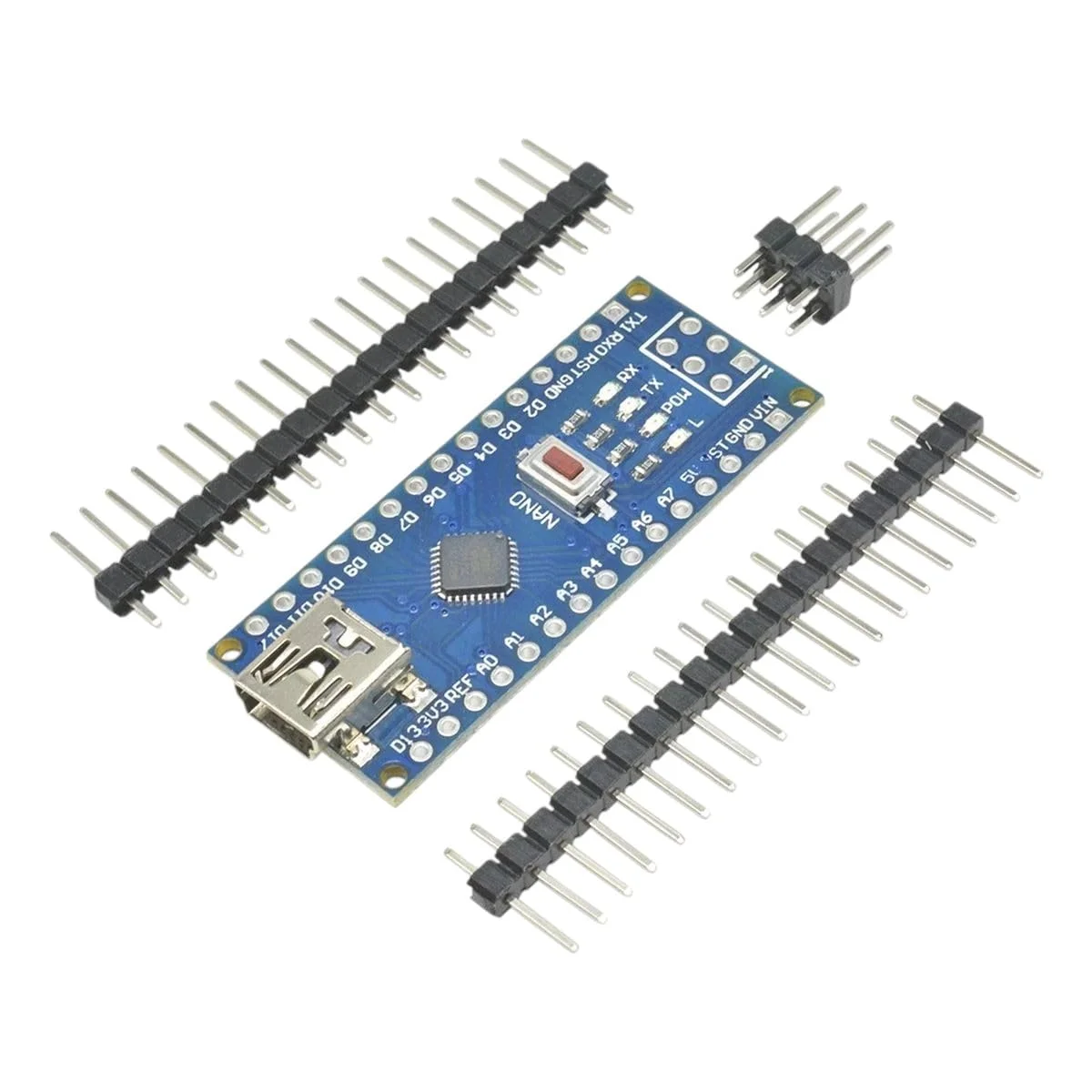 برد کنترلر مینی USB CH340 328P ATmega328P سازگار با Arduieno CH340 USB Driver Nano V3.0 ATmega328 جدید با کیفیت بالا (10 عددی)
