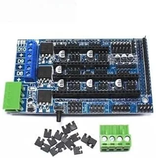 ۱۰ عدد برد توسعه کنترل Ramps 1.5 و Ramps 1.6 به همراه هیت سینک، نسخه ارتقا یافته Ramps 1.5 برای برد پرینتر سه بعدی - (رنگ: Ramps 1.5)