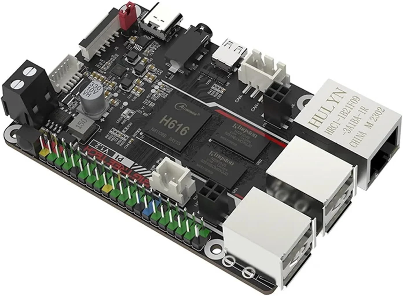 برد BTT PI V1.2 چهار هسته ای Cortex-A53 2.4G WiFi 40Pin GPIO در مقابل Raspberry PI 3B Orange Pi برای پرینتر سه بعدی Klipper DIY (فقط آداپتور U2C)
