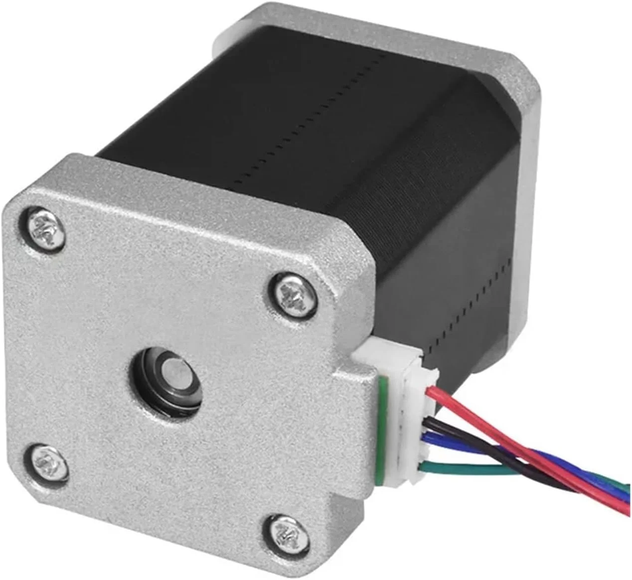 موتور پله‌ای 60 میلی‌متری با گشتاور بالا، دو فاز 42، استارتر الکترونیکی 2 آمپر، استارتر الکترونیکی هیبریدی