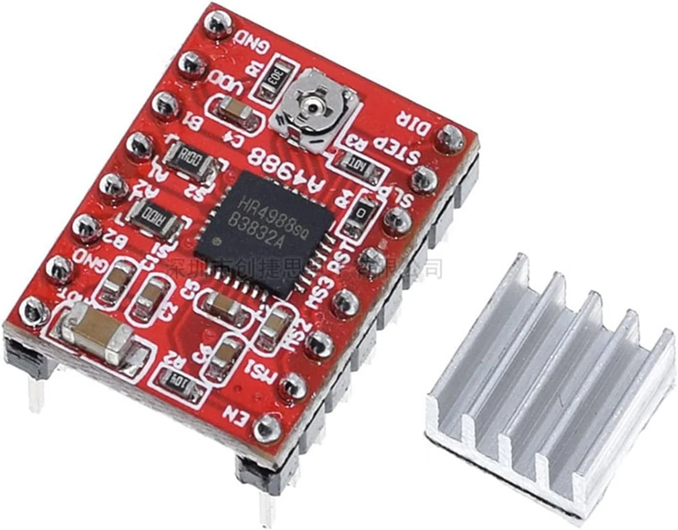 برد توسعه Accuracy Shield V3 با درایور A4988 مناسب برای پرینتر سه بعدی، برد توسعه حرفه ای