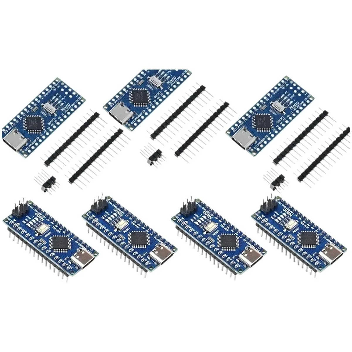 کنترلر 3.0 Type-C سازگار با درایور USB CH340 به همراه کابل V3.0 ATMEGA328P Type-C