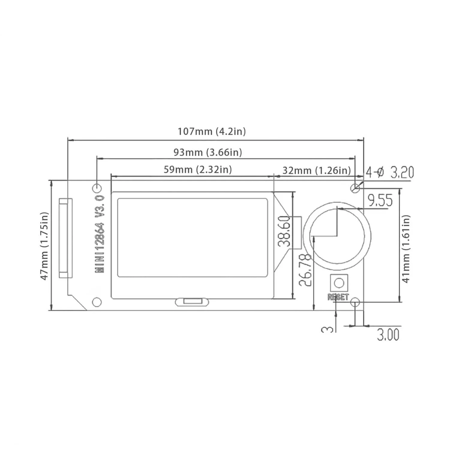 برد کنترل 8 محوره F407 با نمایشگر LCD، 32 بیتی 168 مگاهرتز، برای Ender 3 3 V2 DC12 24V