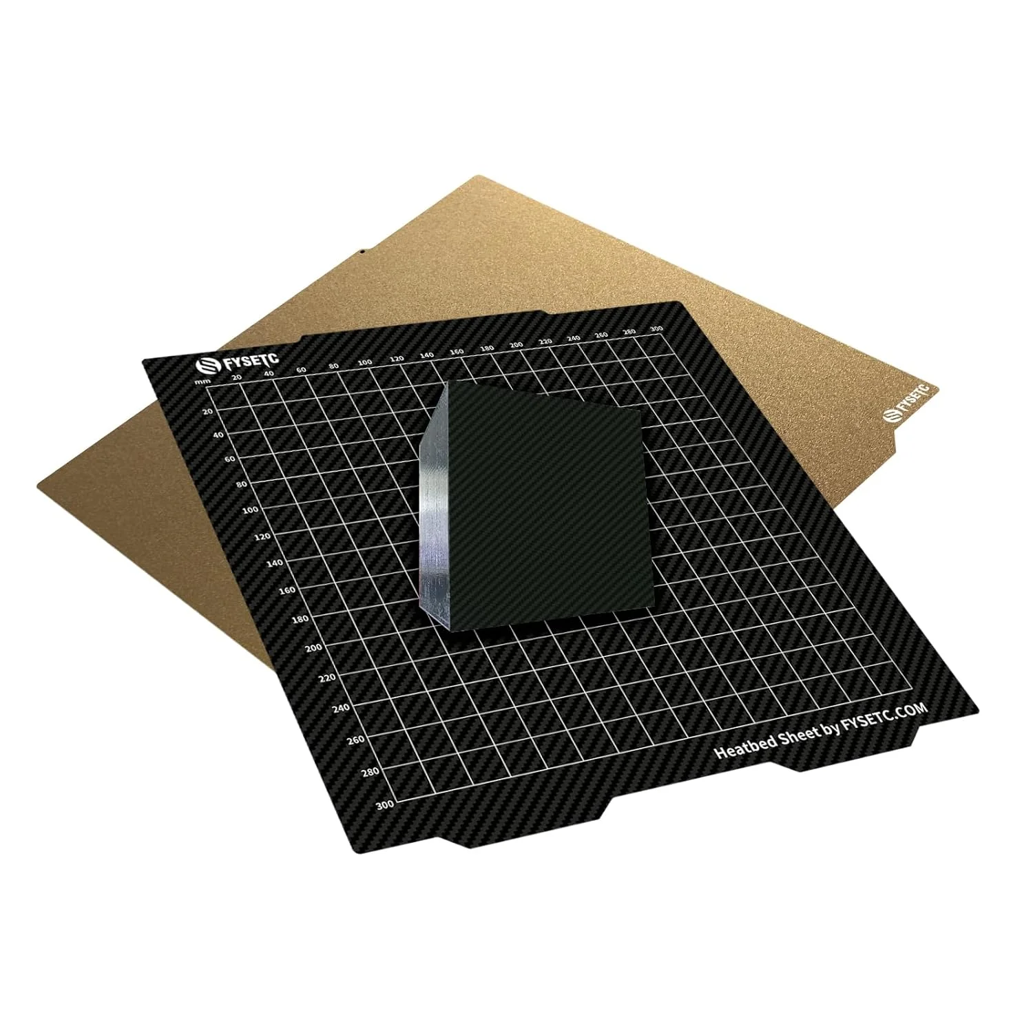 صفحه ساخت PET پروسا XL فایستک - ورق فولادی فنری PEI با بافت PET صاف - صفحه چاپ دو طرفه 365x365 میلی متر: پوشش صفحه گرم شونده قابل جابجایی انعطاف پذیر برای قطعات پرینتر سه بعدی فیلامنت PLA PETG