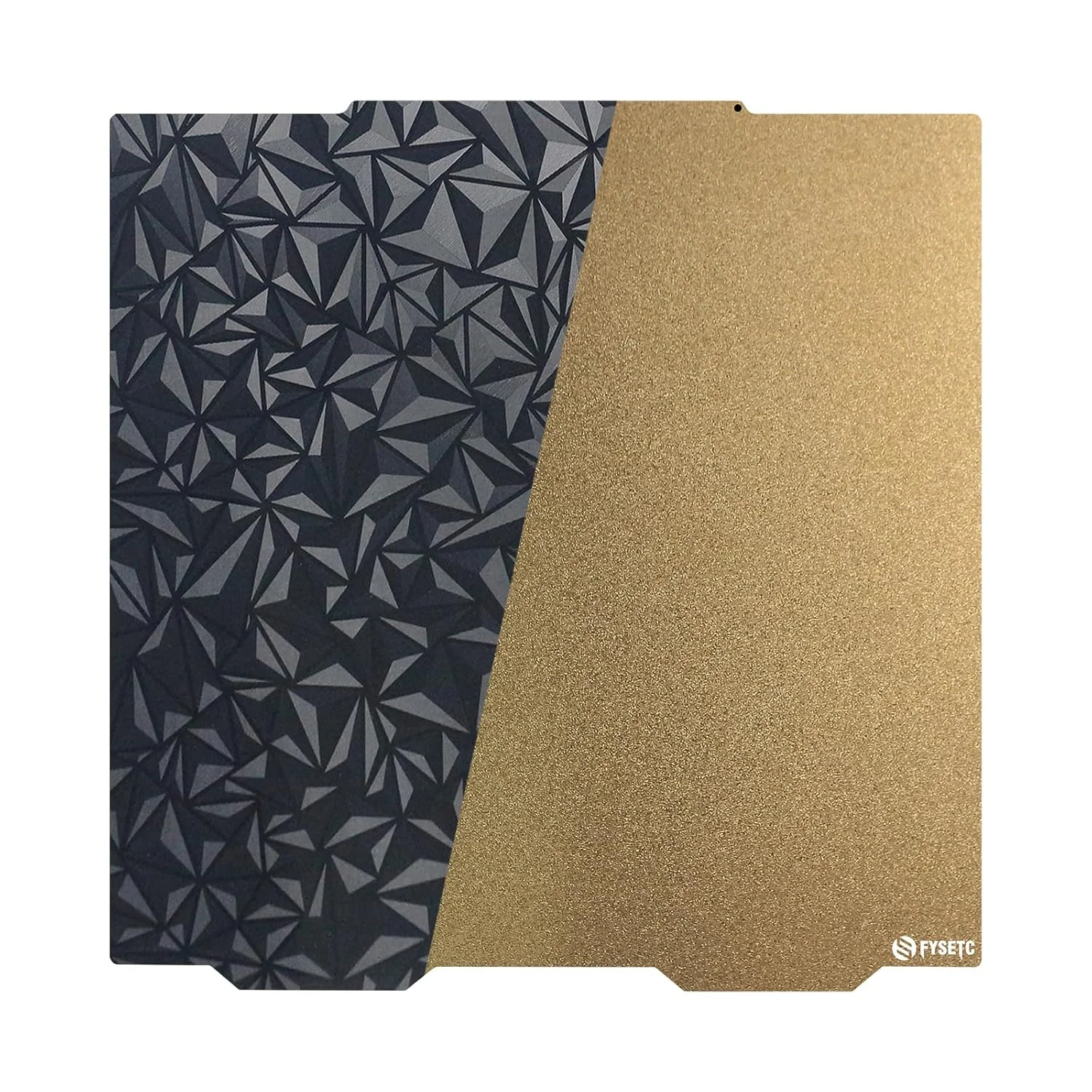 صفحه ساخت FYSETC برای XL Prusa - ورق فولادی فنری PEI صاف و بافت دار 365x365 میلی متر، صفحه چاپ دو طرفه: سطح گرم شونده قابل جابجایی و انعطاف پذیر برای لوازم جانبی چاپگر سه بعدی PLA PETG