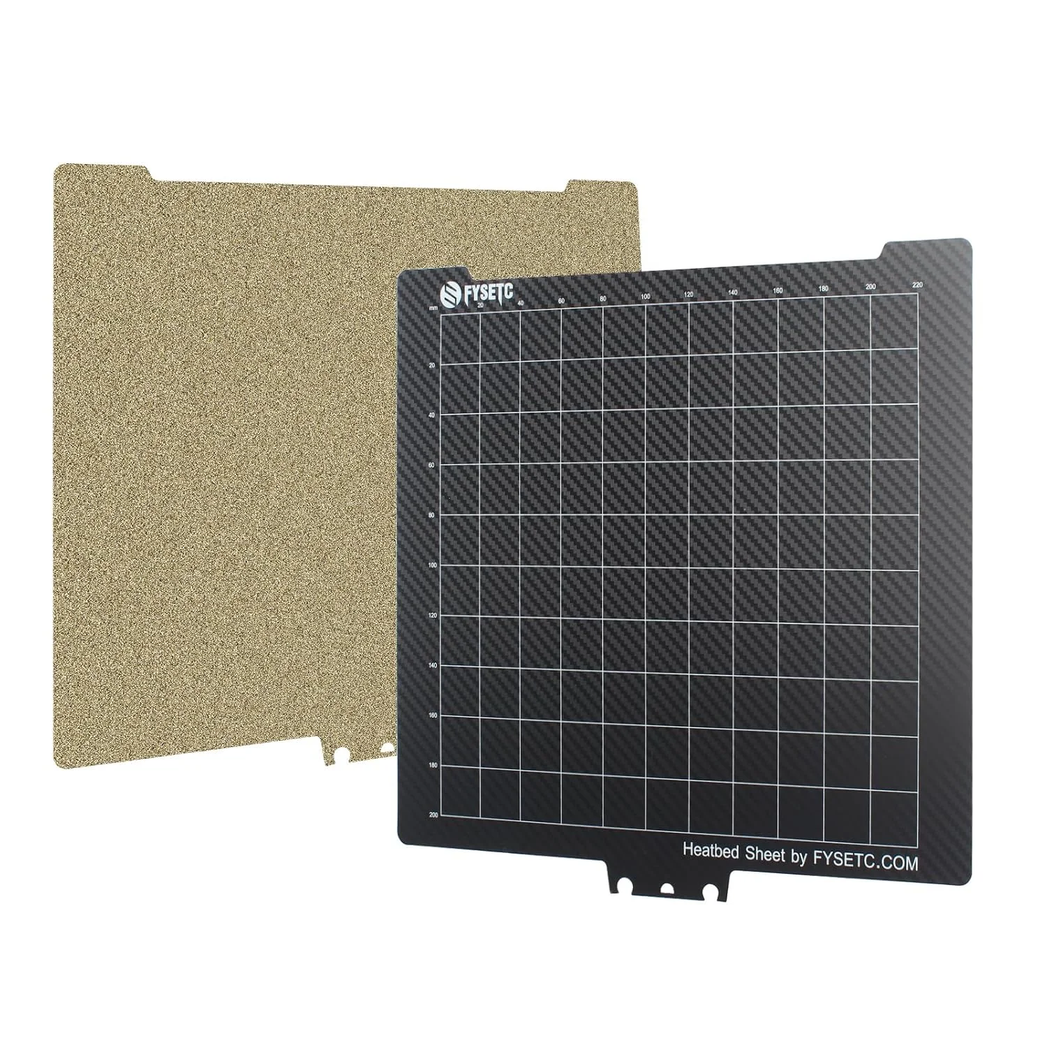 صفحه ساخت پرینتر سه بعدی FYSETC - صفحه ساخت Flashforrge Adventure4 Pro - پوشش هات بد 10.4X8.7 اینچ صفحه چاپ PEI جداشدنی: PET + PEI بافت دار دو طرفه ورق فولادی فنری صفحه بالایی بدون برچسب مغناطیسی