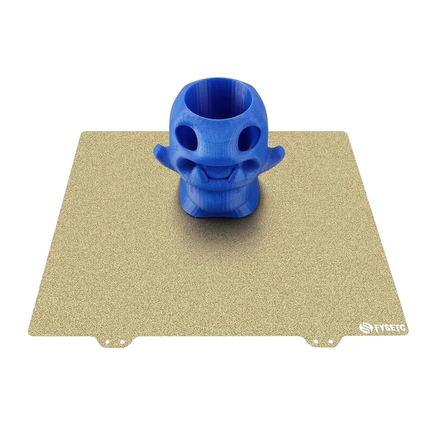 صفحه چاپ سه بعدی FYSETC - صفحه فنری دو طرفه با بافت PEI انعطاف پذیر 260x260 میلی متر + استیکر مغناطیسی جایگزین صفحه ساخت اصلی Geetech A20 A20M A20T MizarS Tronx xy-2 pro