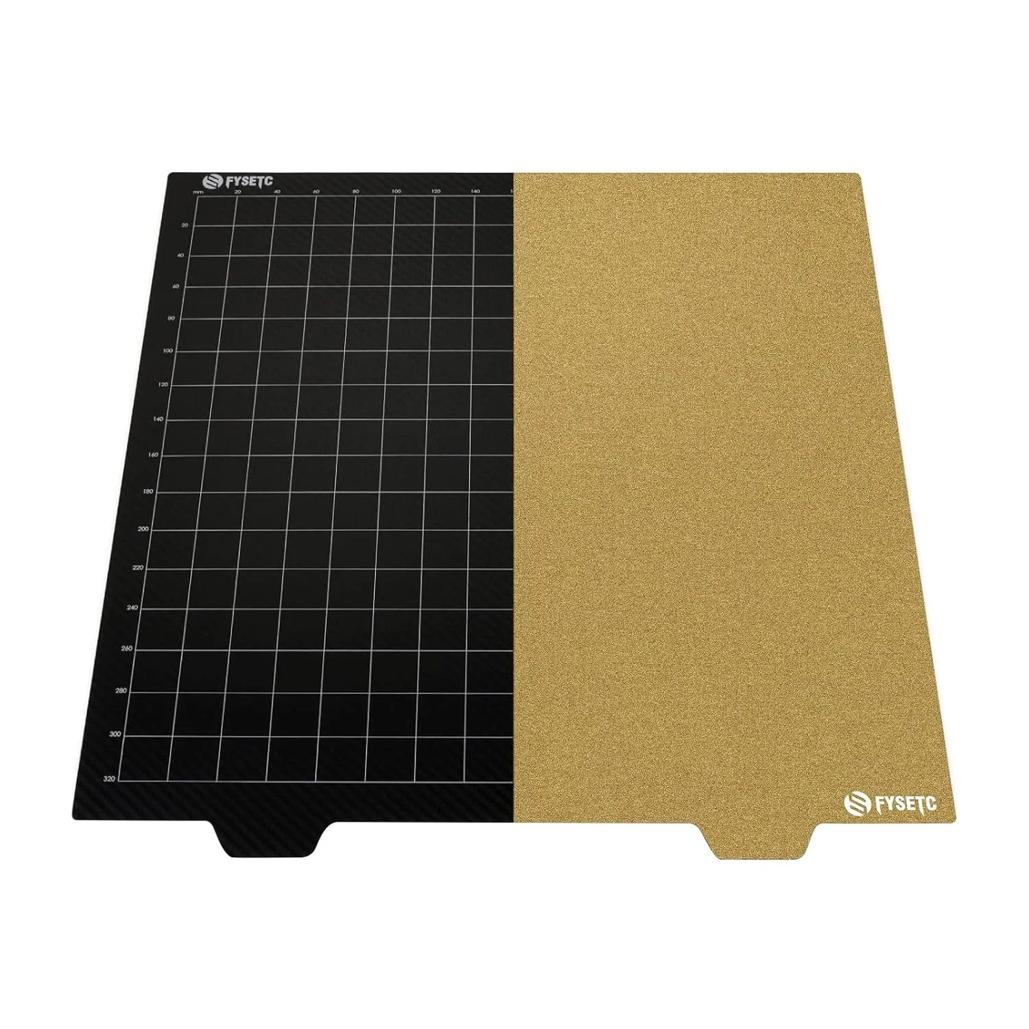 صفحه ساخت دو طرفه فنری فولادی قابل جابجایی FYSETC Janusbps با بافت PEI+PET-CF و زیرچسبی 300x300 میلی متر برای سری TAZWorkhores TAZ-Pro