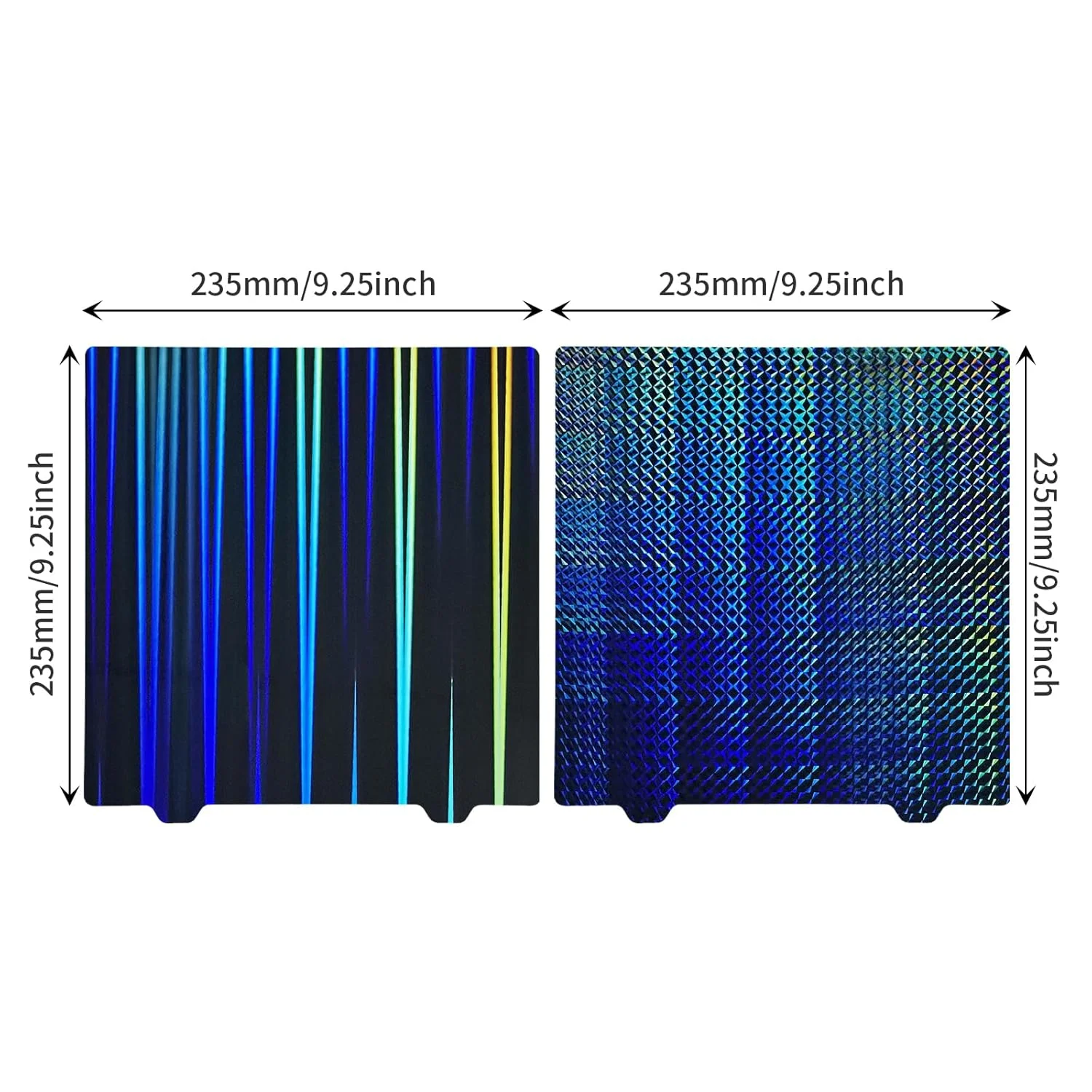 صفحه ساخت FYSETC H1H - صفحه چاپ طرح‌دار 235x235 میلی‌متر: ورق فولادی فنری انعطاف‌پذیر بدون پایه برای Ender 3 / Adventure 5M / Neptune4 / Ender 3 Pro V2 Neo پلتفرم پرینتر سه بعدی