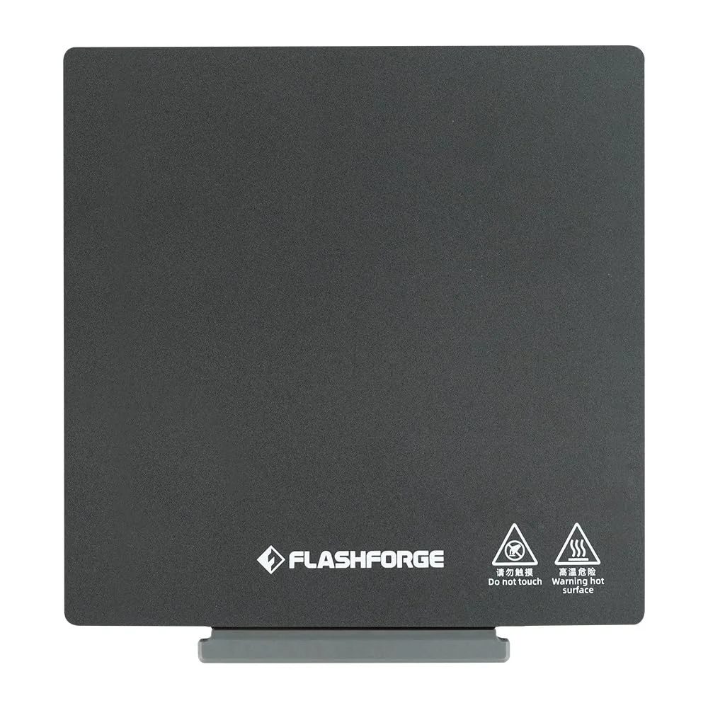 صفحه پلی کربنات دمای بالای پرینتر سه بعدی FLASHFORGE AD5M (Pro)/ AD5X، ارتقاء برچسب PC مغناطیسی انعطاف پذیر و صاف برای چاپ عالی مواد ABS/ASA