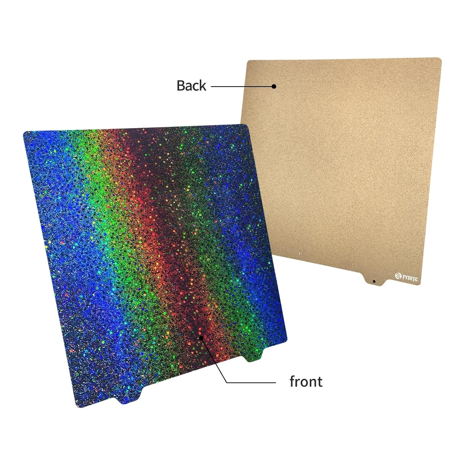 صفحه ساخت بستر PEI Ender 3، ابعاد 235x235 میلی‌متر: صفحه جدید صاف PEY - صفحه بافت‌دار فنری فولادی PEI انعطاف‌پذیر برای Ender 3 V2 Neo Ender 5 Neptune3 Pro Ender 3 S1 AnycubiKobra - فیلامنت PETG 1.75 PLA