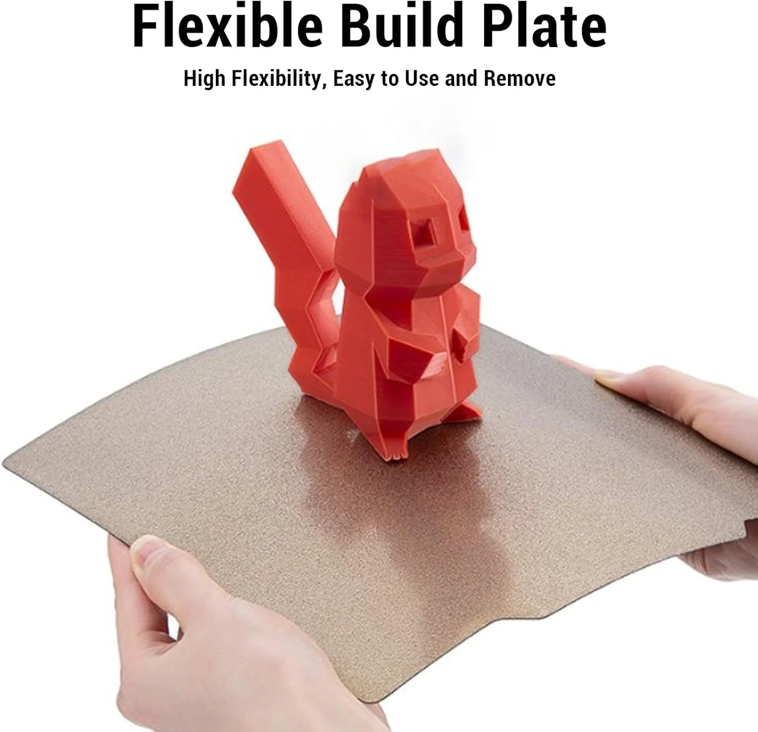 صفحه ساخت انعطاف پذیر با چسبندگی قوی 256x268 میلی متر، صفحه ساخت پرینتر سه بعدی انعطاف پذیر، جدا سازی آسان برای Kobra 3 3 Combo