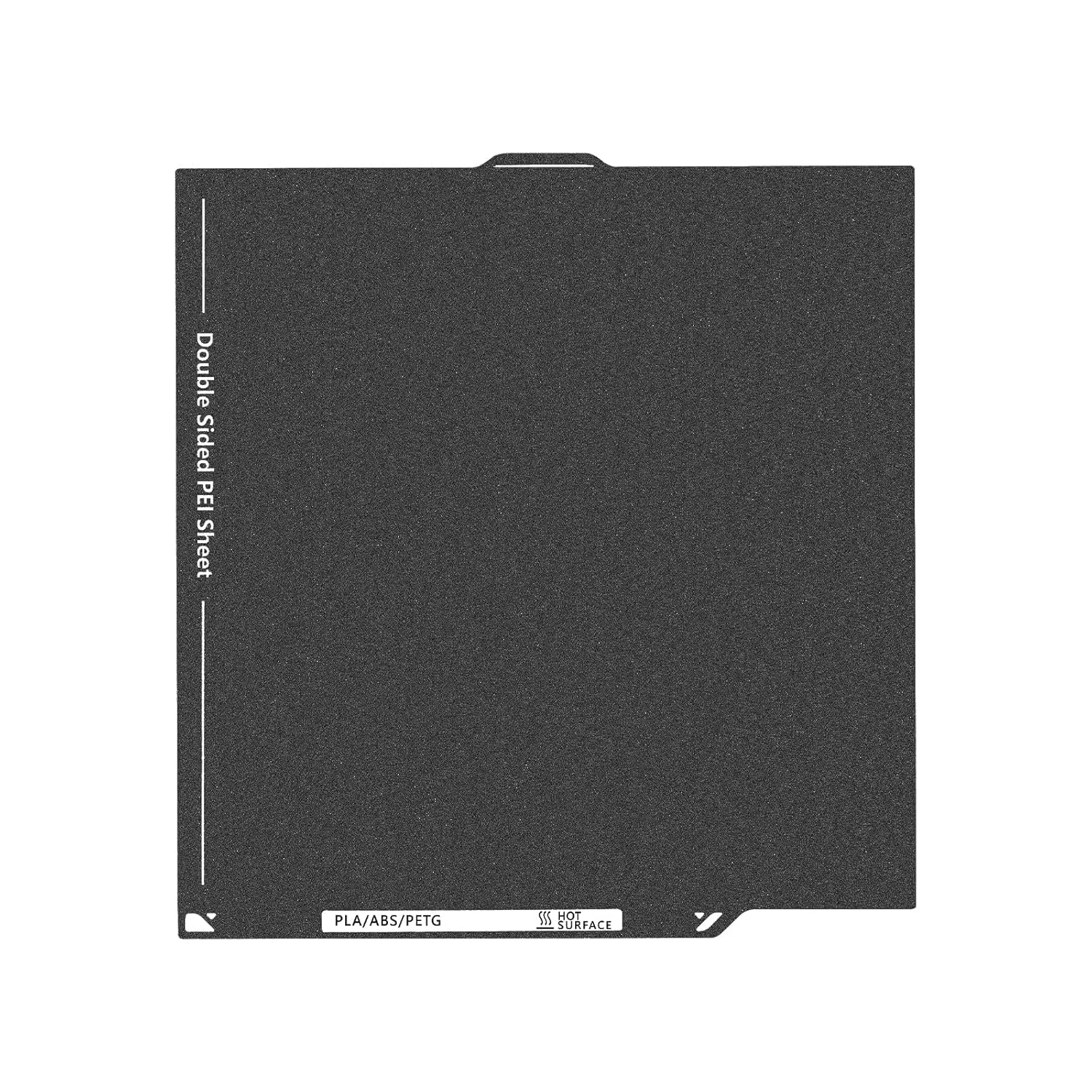 صفحه ساخت دو طرفه مشکی PEI برای Elegoo Centauri Carbon، صفحه چاپ PEI بافت دار، صفحه فولادی فنری انعطاف پذیر برای Centauri Carbon/Centauri، 260X271MM