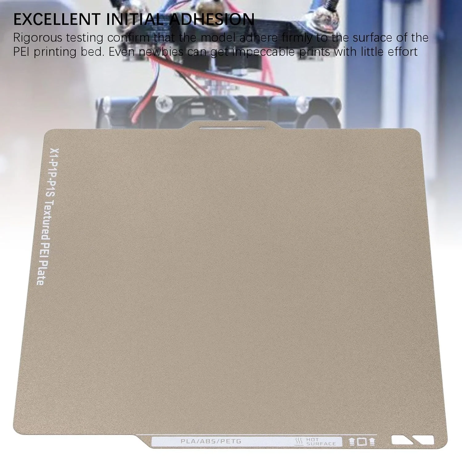 صفحه ساخت PEI دو طرفه 257x257 میلی متر برای چاپ بستر گرم پرینتر سه بعدی آزمایشگاهی