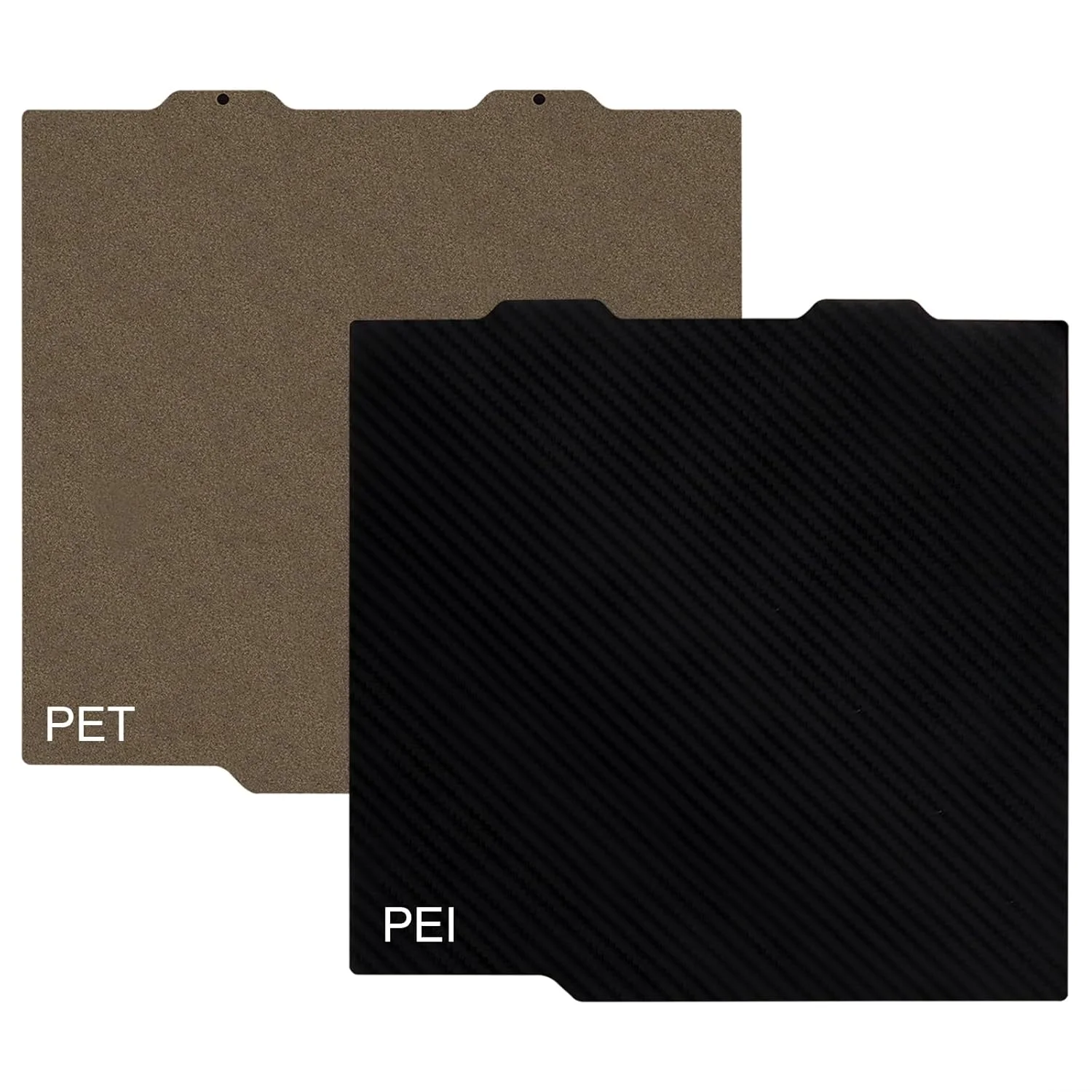 صفحه ساخت دو طرفه PEI+PET 184x184 میلی متر مناسب برای پرینتر سه بعدی Bambu Lab A1 Mini، صفحه ساخت فولادی فنری PEI بافت دار + PET صاف