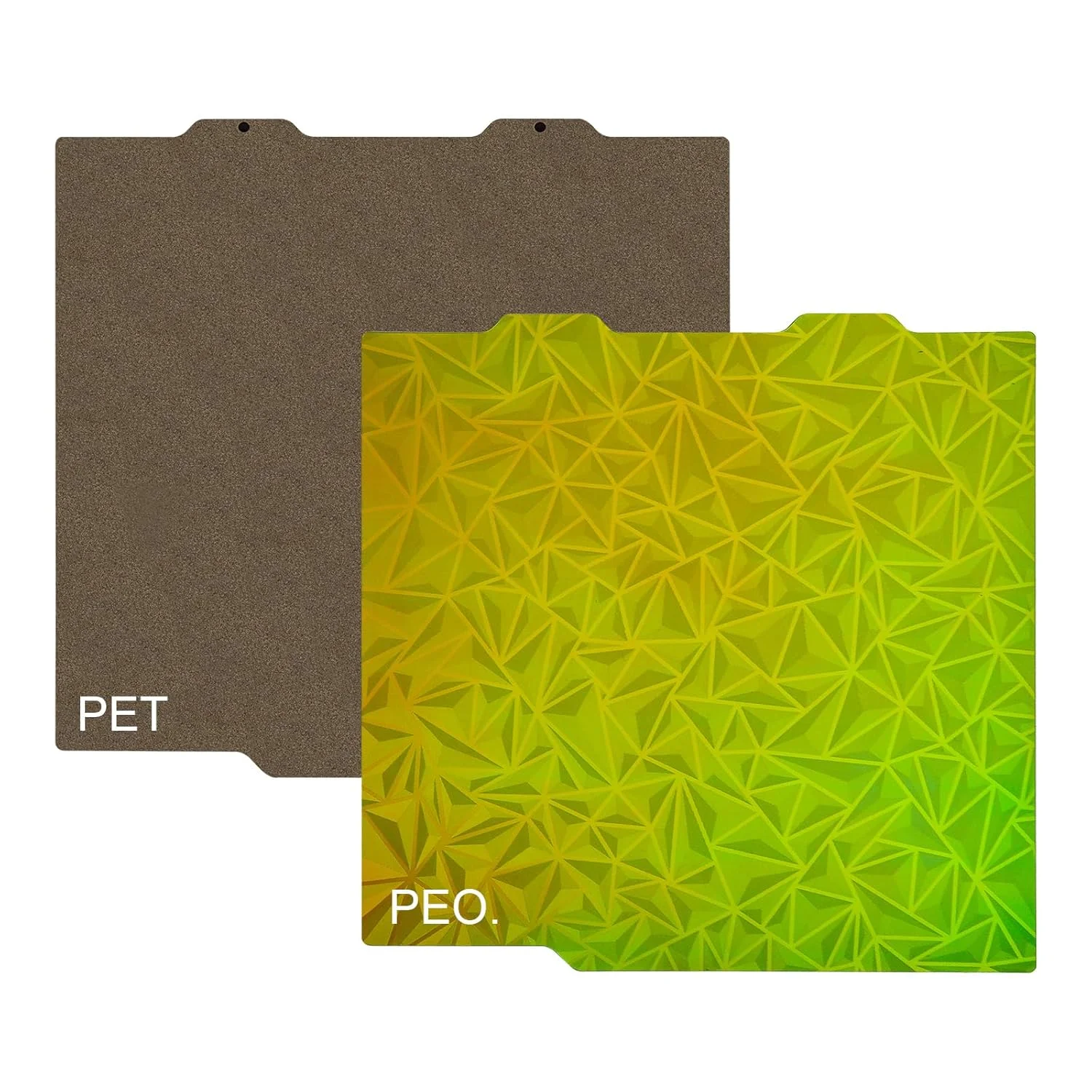 صفحه ساخت دو طرفه PEI+PEO ابعاد 184x184 میلی متر مناسب برای پرینتر سه بعدی Bambu Lab A1 Mini، پلتفرم فولادی فنری انعطاف پذیر PEO آفتاب پرست صاف + PEI بافت دار