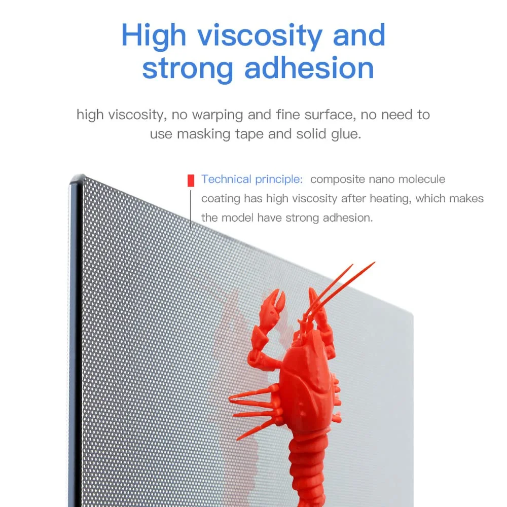 صفحه شیشه ای پرینتر سه بعدی Creality Official Ender 3 Max Neo، پلتفرم ساخت شیشه حرارت دیده 320x310 میلی متر مناسب برای Ender-3 Max، CR-10 V2، CR-10 V3، CR-X، CR-X Pro، چسبندگی خوب و جدا سازی آسان