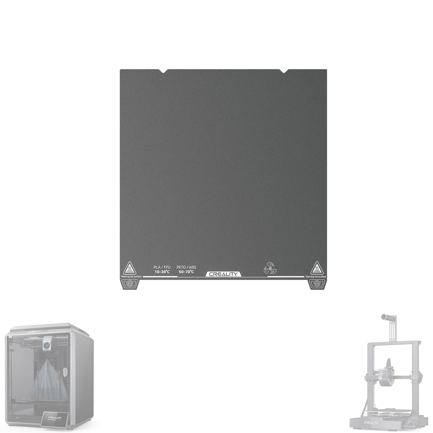 صفحه ساخت چاپ سرد دمای پایین کرالیتی 235 * 235 میلی متر، بدون برچسب مغناطیسی نرم، پلتفرم پرینتر سه بعدی برای Ender-3 SE/3 KE/K1/Ender-3 S1/5 S1/3 S1Pro/3/3 Pro/3S/3V2/Ender-5/5S/5Pro