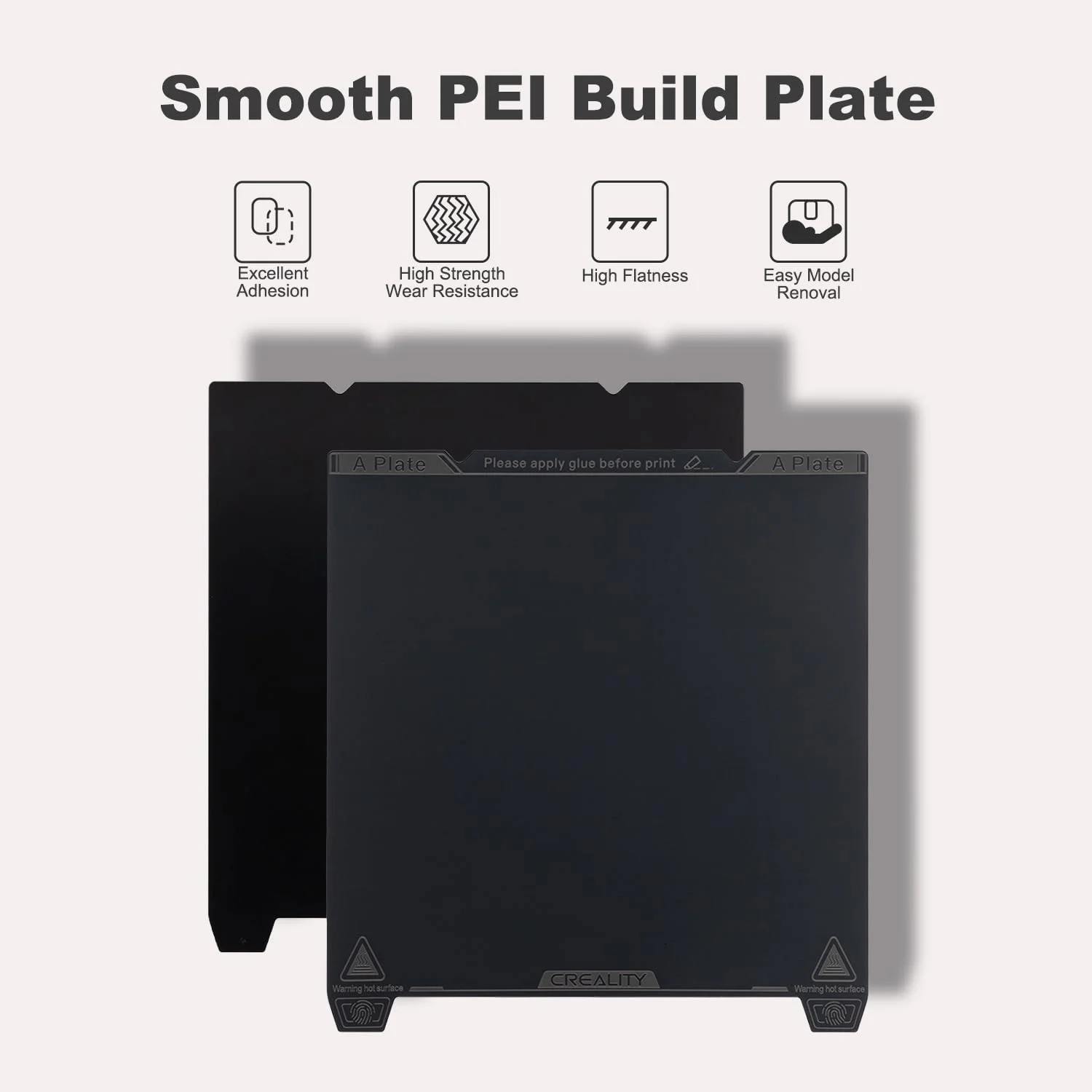 صفحه ساخت فلزی فنری انعطاف پذیر PEI کرالیتی K1C، پلتفرم چاپ 235x235 میلی متر برای Ender 3 S1/ Pro، Ender 3 Neo، Ender 3 V2 Neo، Ender 5 S1، Ender 3 V3 SE، Ender KE K1C، K1