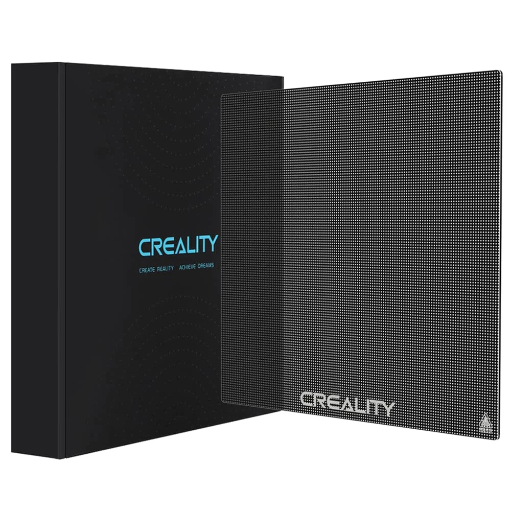 صفحه شیشه ای پرینتر سه بعدی Creality Official Ender 3، صفحه ساخت شیشه ای حرارت دیده 235x235 میلی متری برای Ender 3 PRO/Ender 5 PRO/Ender 3 S1/Ender 3 Neo/Ender 3 V2 Neo، چسبندگی خوب و جدا سازی آسان