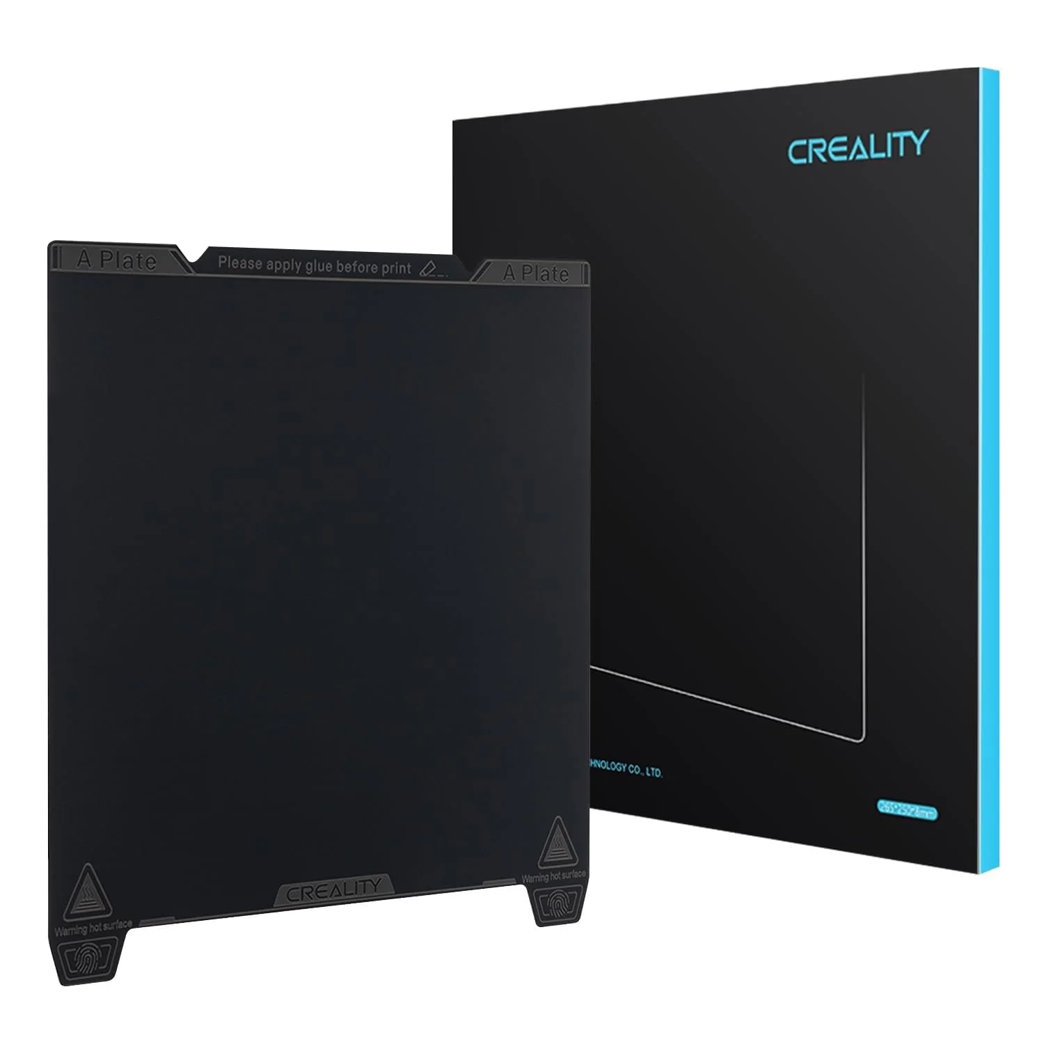 صفحه ساخت رسمی Creality K1 با سطح صاف 235x235 میلی متر، ورق PEI، صفحه تخت فولادی فنری قابل جابجایی برای Ender 3 V3/3V3 SE/3V3 KE/3 S1/3 S1 Pro/5 S1/CR-10SE (بدون پایه مغناطیسی)