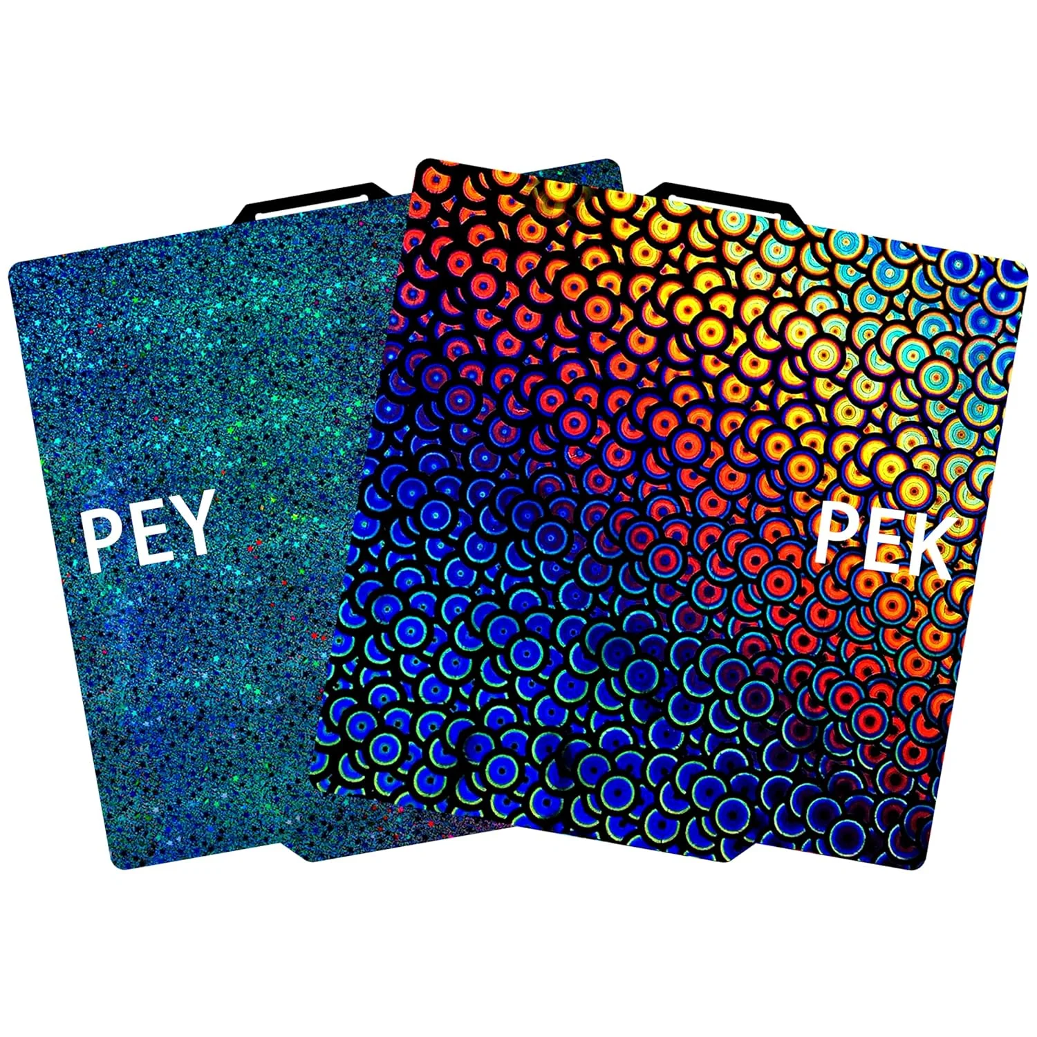 صفحه ساخت برای Bambu Lab P1S/X1C/X1/X1E/P1P/A1: صفحه تخت TinytreesSmooth PEI H1H Carbon PET PEO PEY P1S برای علاقه مندان به چاپ سه بعدی، 257 X 257mm (PEY-Starry + PEK-Kaleidoscope)