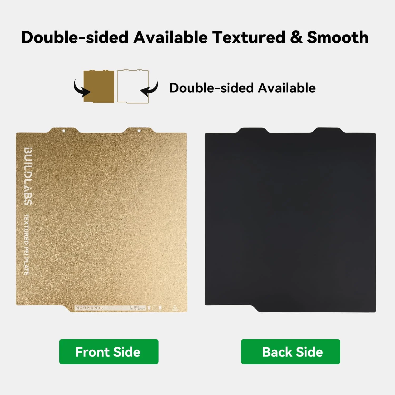 صفحه ساخت پرینتر سه بعدی PEI، صفحه فولادی فنری با بافت/صاف دو طرفه برای پرینتر سه بعدی Bambu LAB A1 Mini، ابعاد 184 * 184 میلی متر