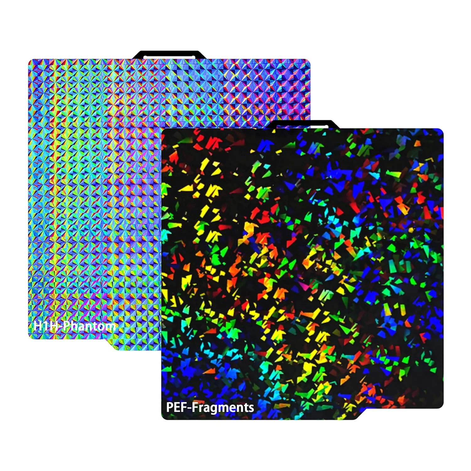 صفحه ساخت PEF H1H به ابعاد 257x257 میلی‌متر برای پرینتر سه بعدی Bambu Lab P1P/P1S/X1/X1C/X1E/A1، ورق صفحه ساخت فولادی فنری PEF+ Phantom H1H