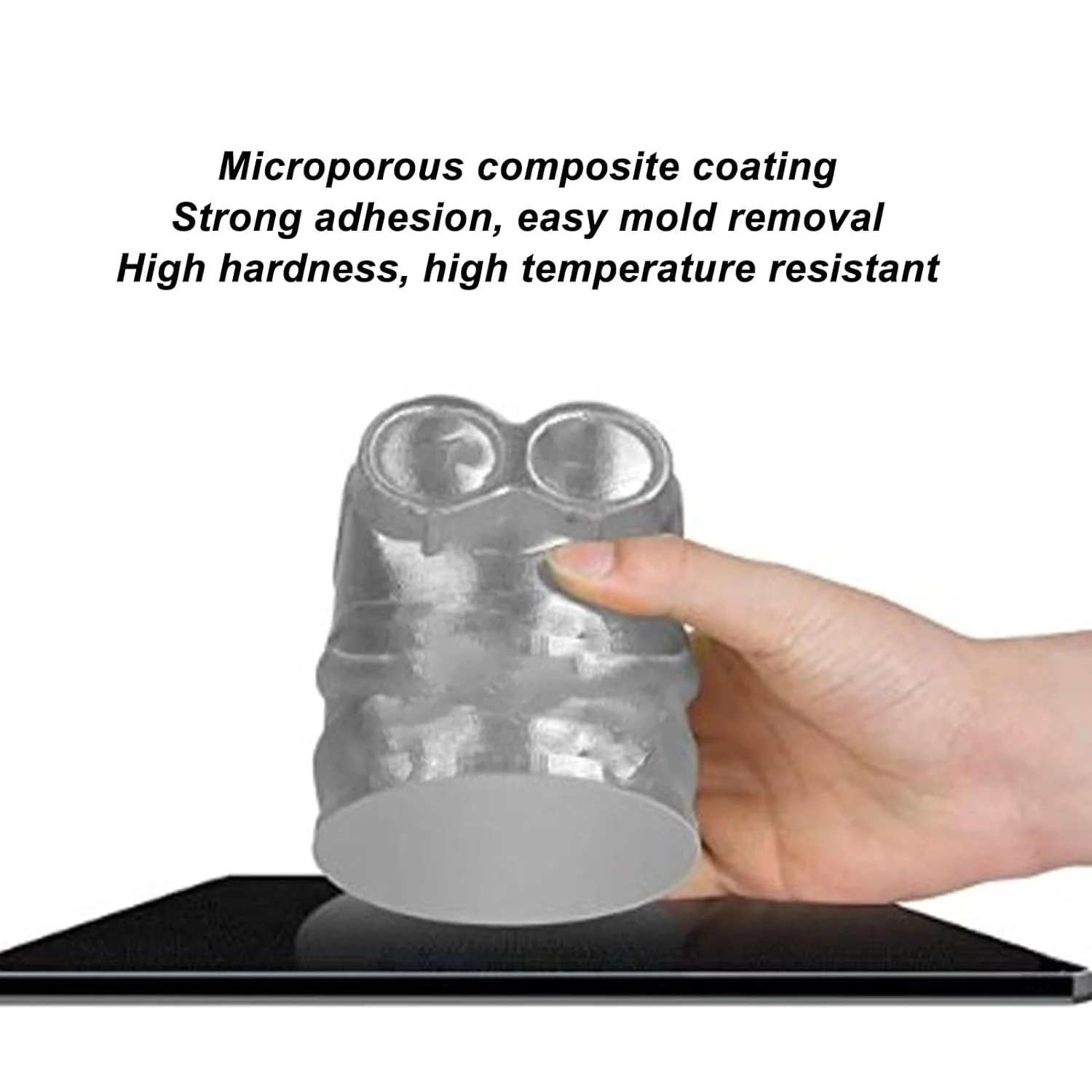 صفحه شیشه ای پرینتر سه بعدی 229x257x4 میلی متر، صفحه ساخت شیشه ای حرارت دیده با پوشش میکرومتخلخل با چسبندگی قوی، جدا سازی آسان و صافی بالا، برای UM2، ABS، PLA، PETG