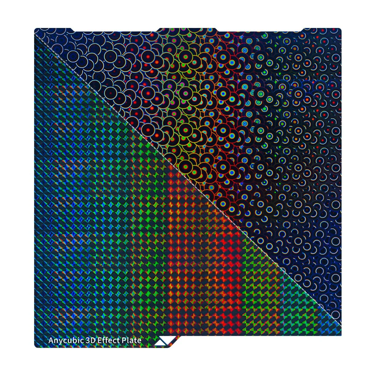 صفحه ساخت PEI انی کیوبیک 250x250 میلی متر برای پرینتر سه بعدی Anycubic Kobra 3/Kobra 3 Combo/Kobra 3 V2/Kobra 3 V2 Combo، طرح فانتوم + کره، پلتفرم صفحه فولادی فنری انعطاف پذیر دو طرفه