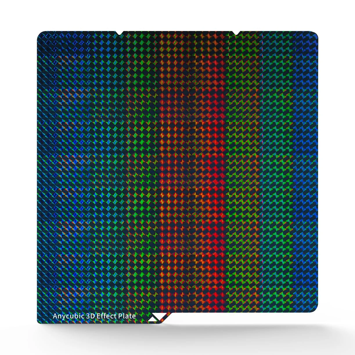 صفحه فولادی فنری بافت‌دار دو طرفه Anycubic، صفحه انعطاف‌پذیر بستر چاپگر سه بعدی 250x250 میلی‌متری برای چاپگر سه بعدی Anycubic Kobra S1/Kobra S1 Combo، طرح دایره‌ای + شبح