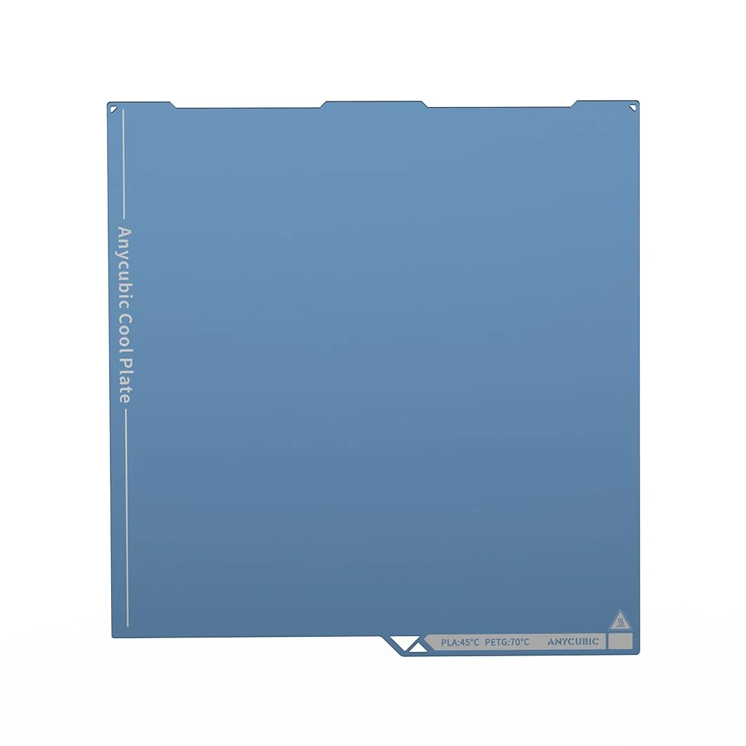 صفحه خنک کننده Anycubic با چسب برای پرینترهای سه بعدی Anycubic Kobra 3/Kobra 3 Combo/Kobra 3 V2/Kobra 3 V2 Combo، صفحه خنک کننده، صرفه جویی در انرژی، چاپ در دمای پایین، 250x250mm