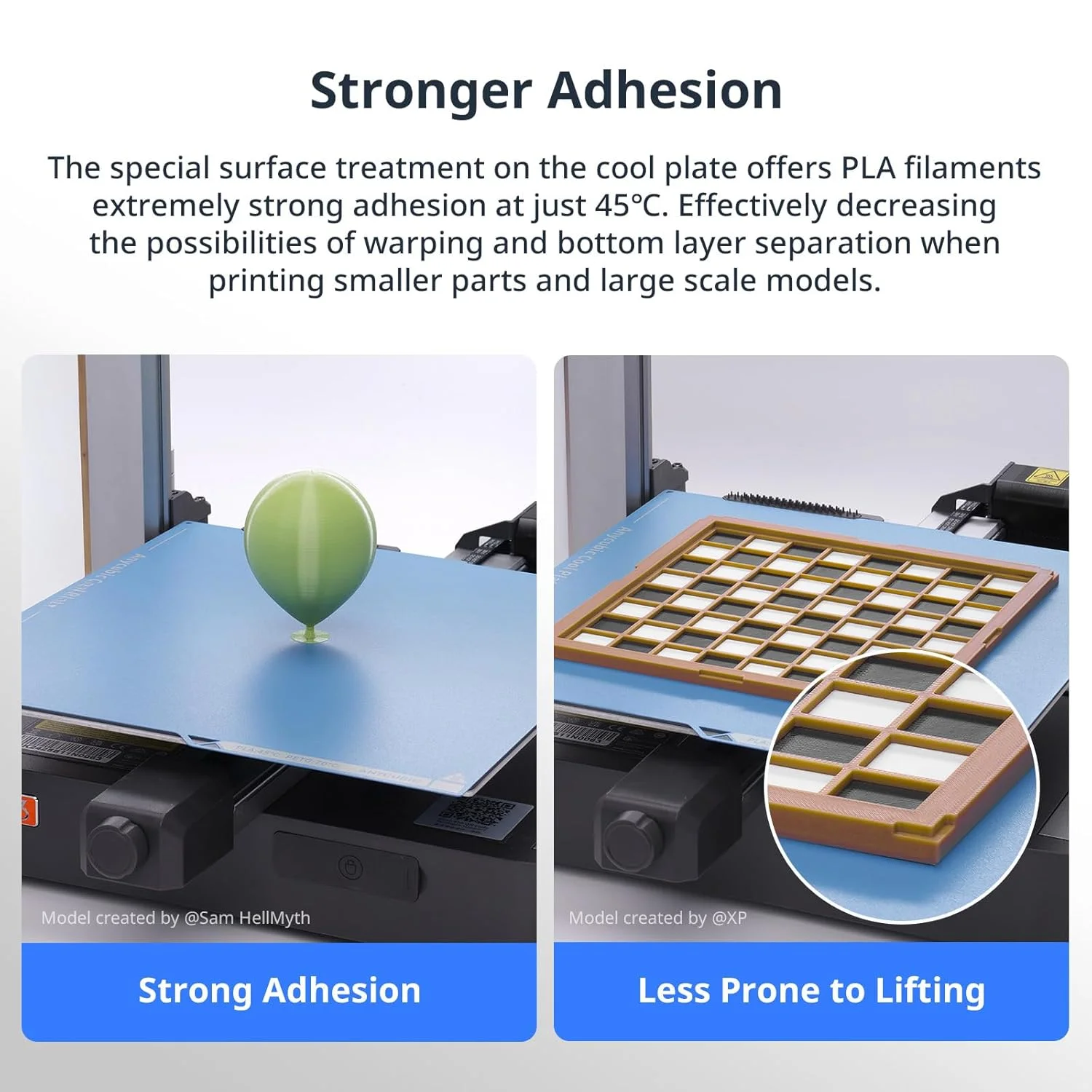 صفحه خنک کننده Anycubic برای پرینترهای سه بعدی Anycubic Kobra S1/Kobra S1 Combo، صرفه جویی در انرژی با چاپ در دمای پایین، چسبندگی محکم، 250x250 میلی متر