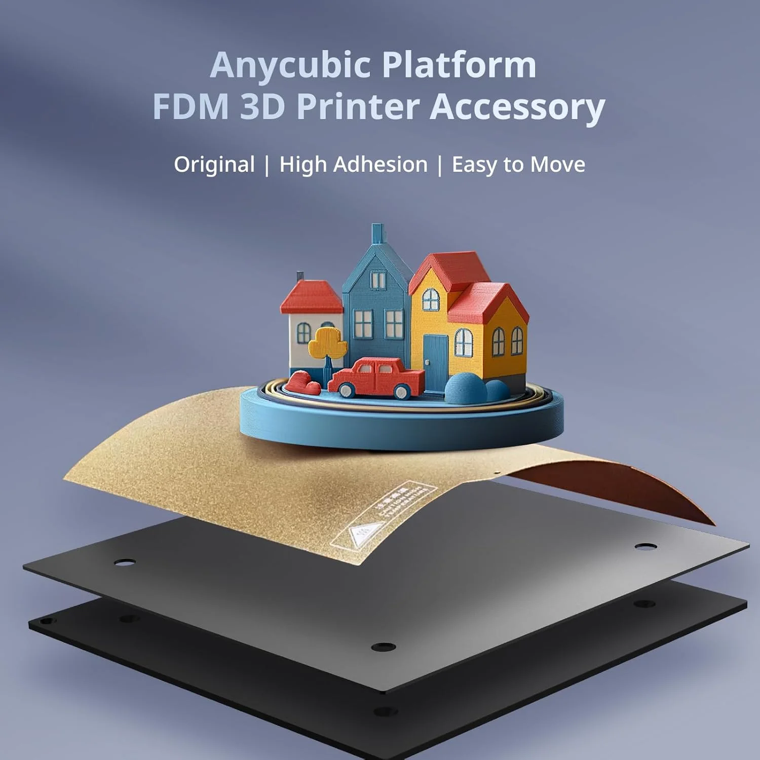 صفحه مغناطیسی فولادی فنری جایگزین Anycubic PEI، قابل جابجایی و سازگار با Anycubic Kobra 2 Neo/Anycubic Kobra Neo/Anycubic Kobra 2/Anycubic Kobra 2 Pro/Anycubic Kobra Go/Anycubic Kobra