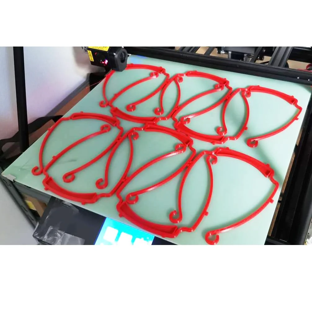 صفحه ساخت پلی پروپیلن پلتفرم پرینتر سه بعدی 470-470 میلی متری برای CR-10 Max، جدا سازی آسان، چسبندگی بهتر، سطح صاف