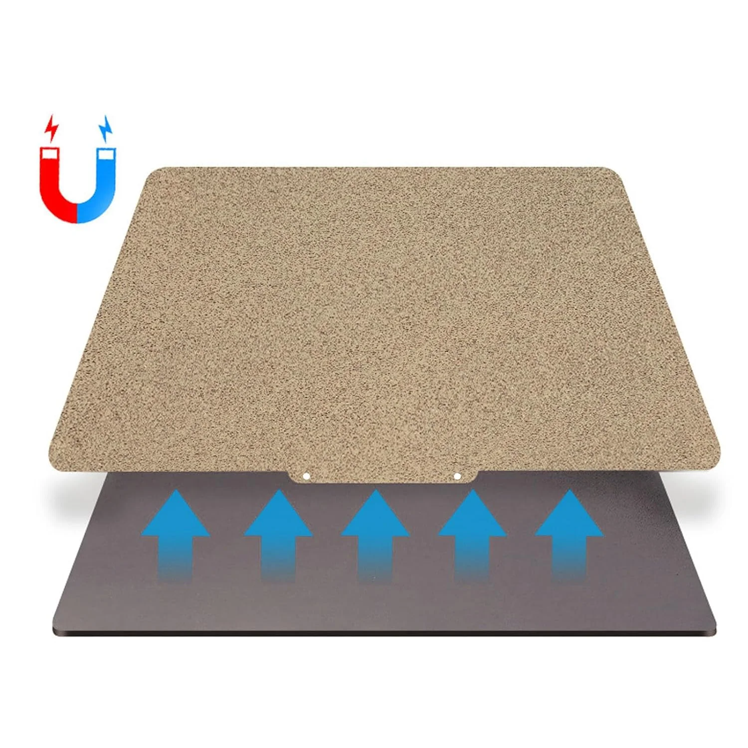 صفحه ساخت پرینتر سه بعدی با چسبندگی قوی، بستر مغناطیسی نرم PEI با ابعاد 120x120 میلی متر، جدا سازی آسان و طول عمر بالا، مناسب برای مبتدیان، برای Easythreed K7، برای K9