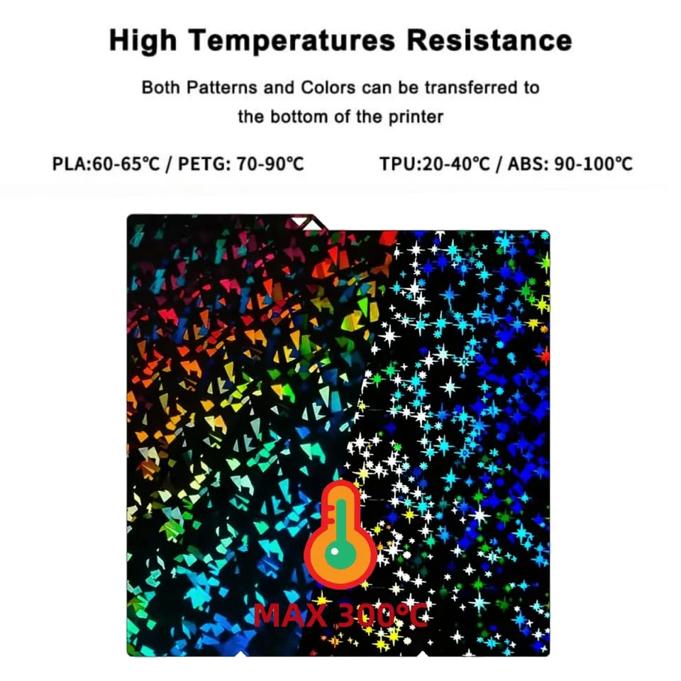 صفحه ساخت 264x276 میلی‌متری برای پرینتر سه بعدی Anycubic Kobra S1/Combo/ACE Pro FDM