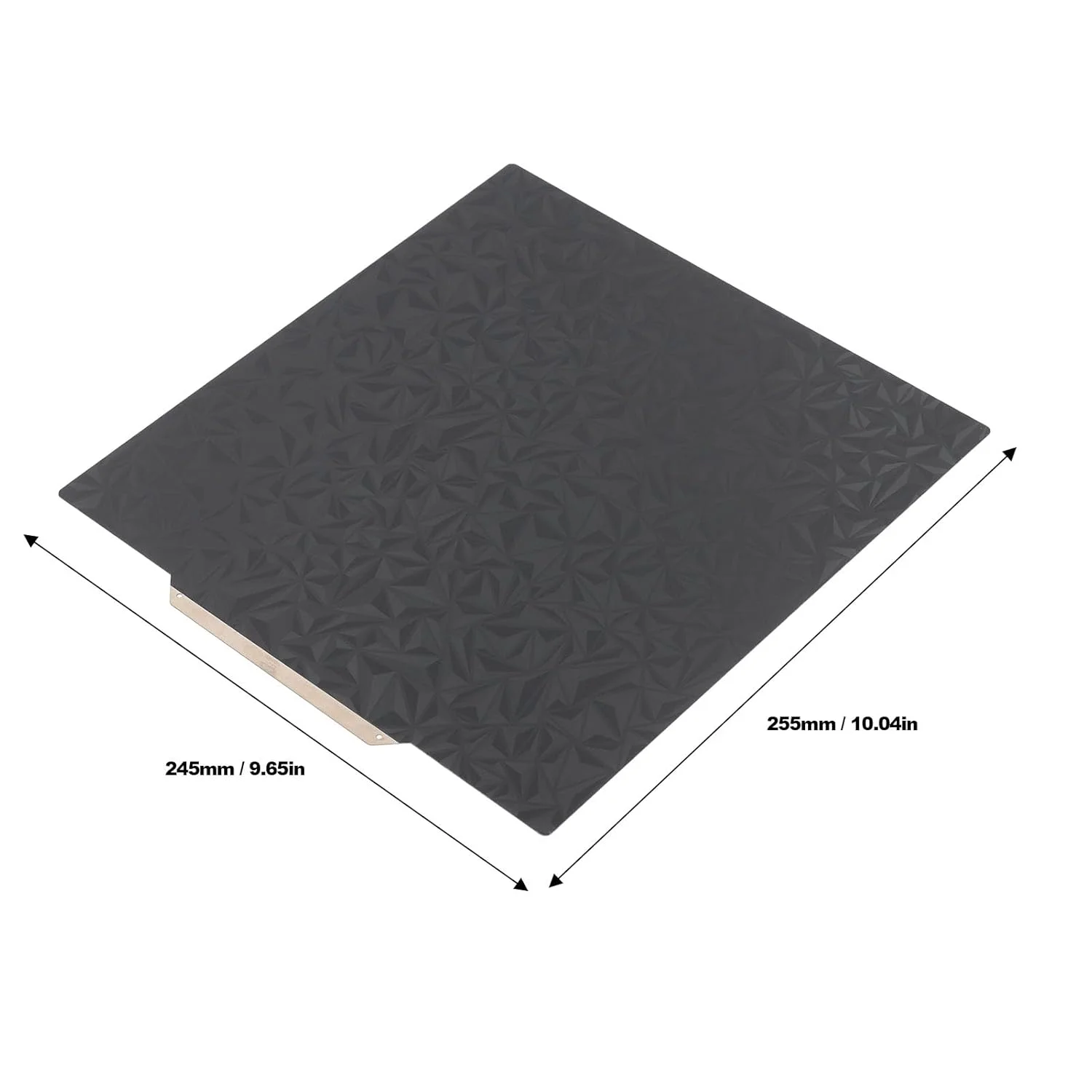 صفحه ساخت دو طرفه PEO PEI با ابعاد 255x245mm، دارای بافت PEI و سطح صاف PEO، پلتفرم مغناطیسی برای پرینتر سه بعدی CR‑6 SE