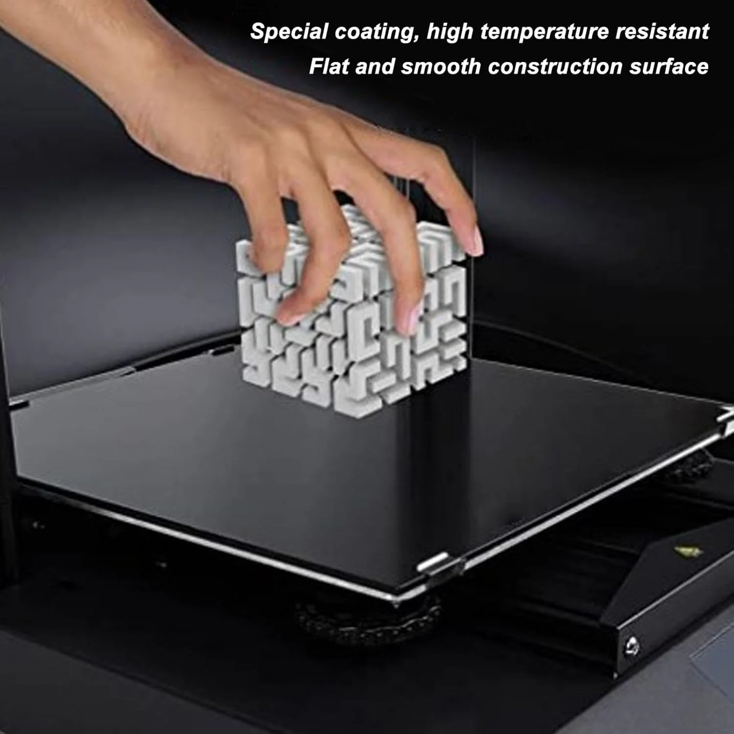 صفحه ساخت شیشه ای ویژه با پایه مغناطیسی برای پرینتر سه بعدی 257x257 میلی متر