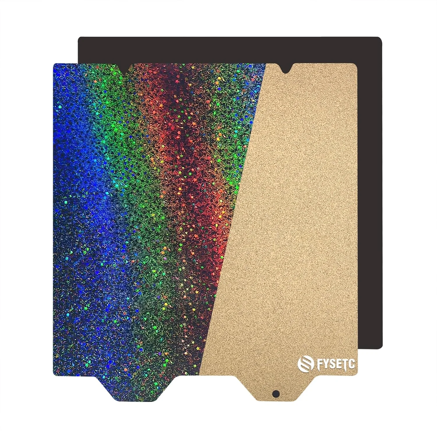 صفحه ساخت FYSETC با روکش PEY ابعاد 120mm x 120mm برای پلتفرم پرینتر سه بعدی Voron0: PEY صاف رنگی - ورق فولادی فنری دو طرفه PEI با بافت و برچسب، بستر چاپ قابل جابجایی برای Voron0.2