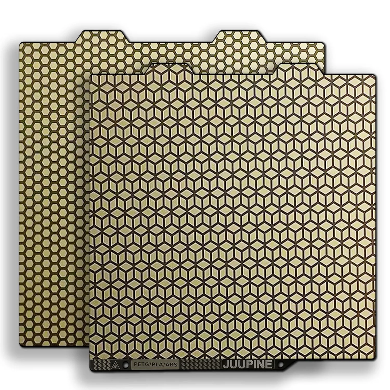 صفحه لانه زنبوری PEI انعطاف پذیر دو طرفه 184x184 میلی متر، سطح صاف لانه زنبوری + مربعی برای پرینتر سه بعدی Bambu Lab A1 Mini، صفحه PEI پرینتر سه بعدی پلتفرم جداشدنی.